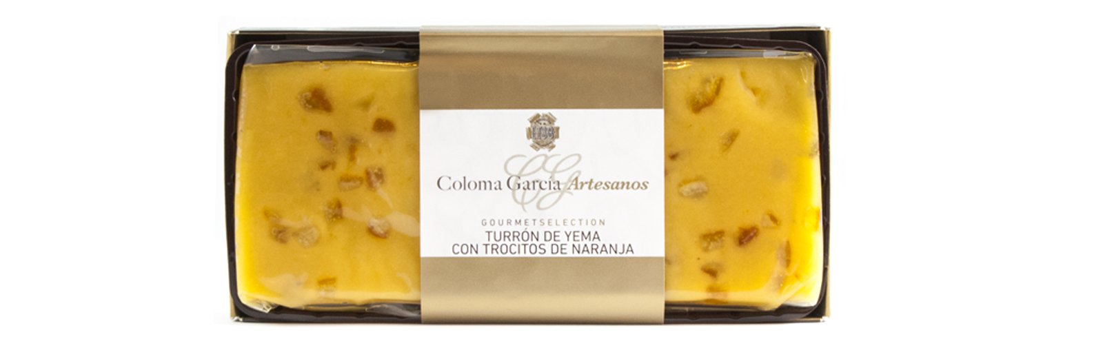 TURRÓN DE YEMA CON TROCITOS DE NARANJA RILSAN GOURMET
